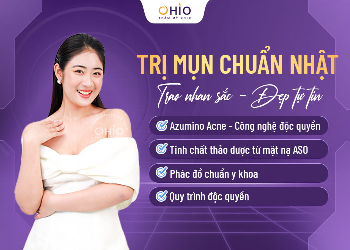 Trị mụn kháng khuẩn đa tầng Azumino Acne - sạch mụn đánh bật vết thâm