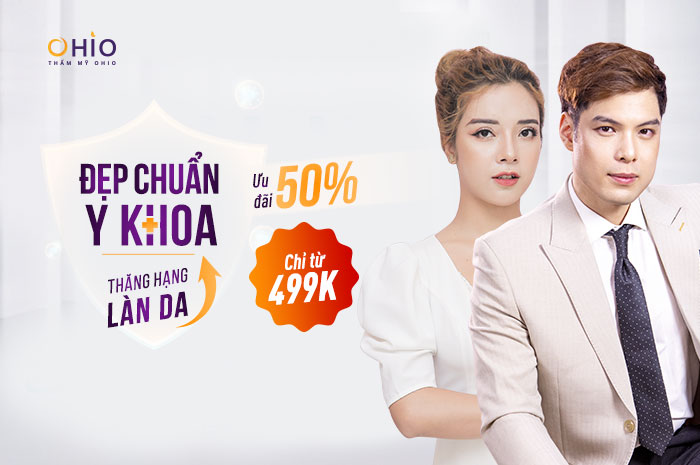 Tháng 8 thăng hạng làn da, tới OHIO làm đẹp chỉ còn nửa giá