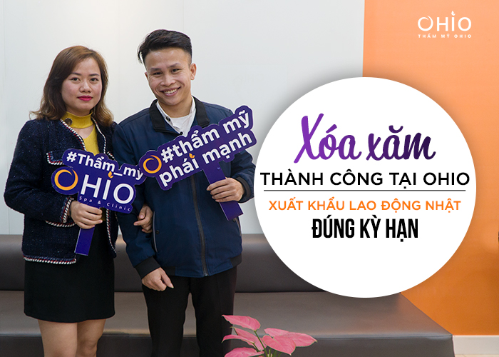 Khách hàng xóa xăm thành công tại OHIO, xuất khẩu lao động Nhật đúng dự định - Phòng khám da liễu OHIO Khách hàng xóa xăm thành công tại OHIO, xuất khẩu lao động Nhật đúng dự định
