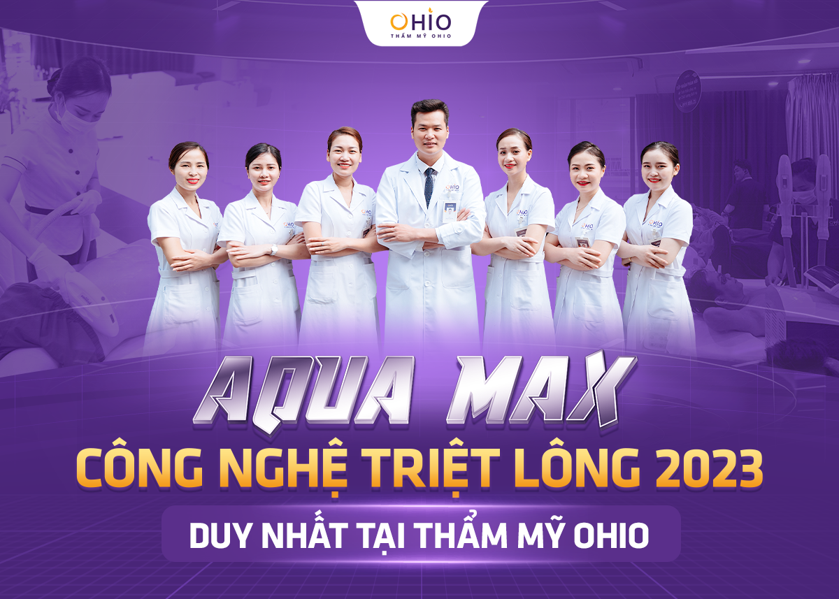 Triệt lông nam - Phòng khám da liễu OHIO Công nghệ triệt lông nam Aqua Max tại OHIO
