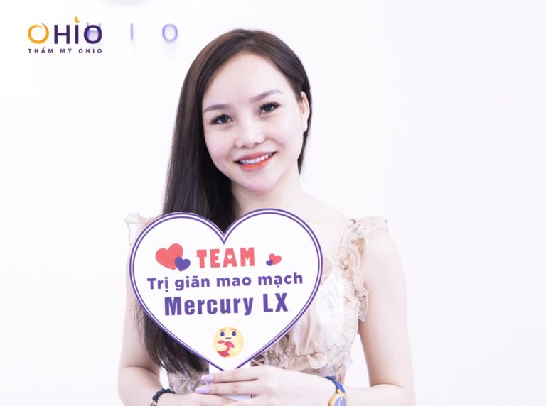 Chị Thu Trang (Hà Nội) giãn mao mạch do kem trộn, điều trị tại OHIO và cái kết