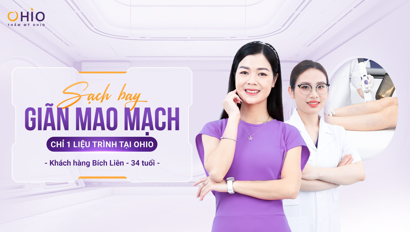 Lấy lại đôi chân sáng mịn như gái đôi mươi sau trị giãn mao mạch