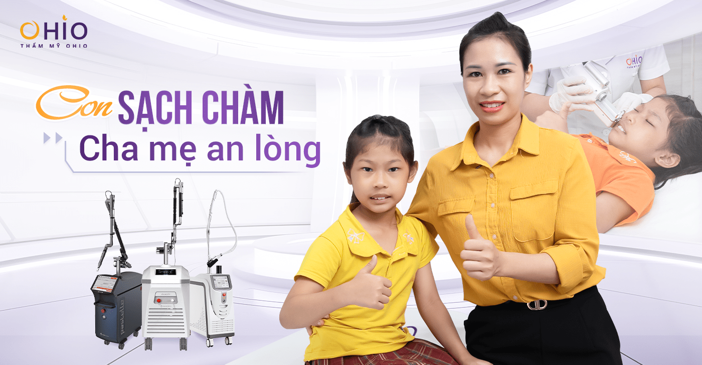 Minh Thư: “Con sạch chàm bớt rồi, đến trường thấy tự tin hơn”