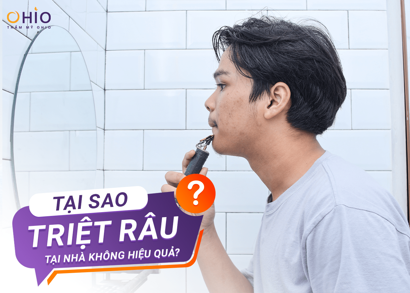 Những lưu ý sau khi triệt râu