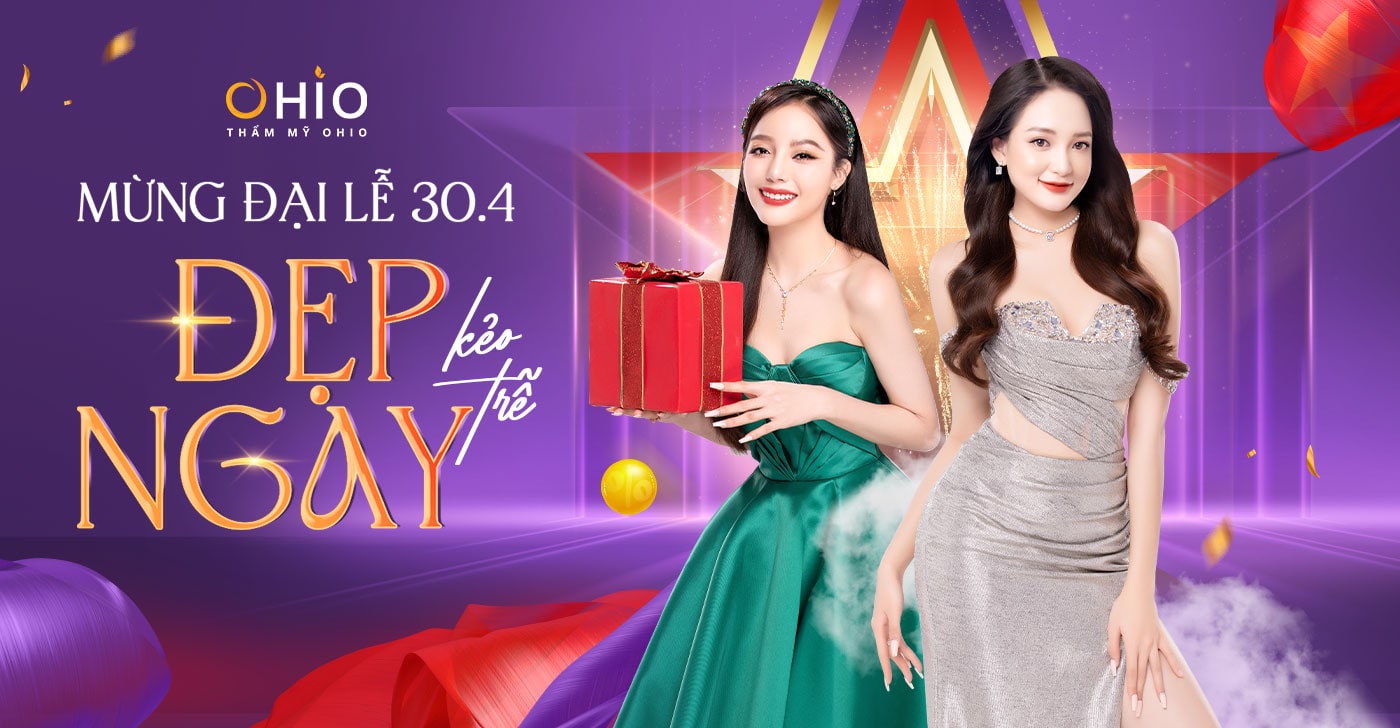Mừng đại lễ – Đẹp ngay kẻo trễ – Giảm tới 65% chi phí làm đẹp