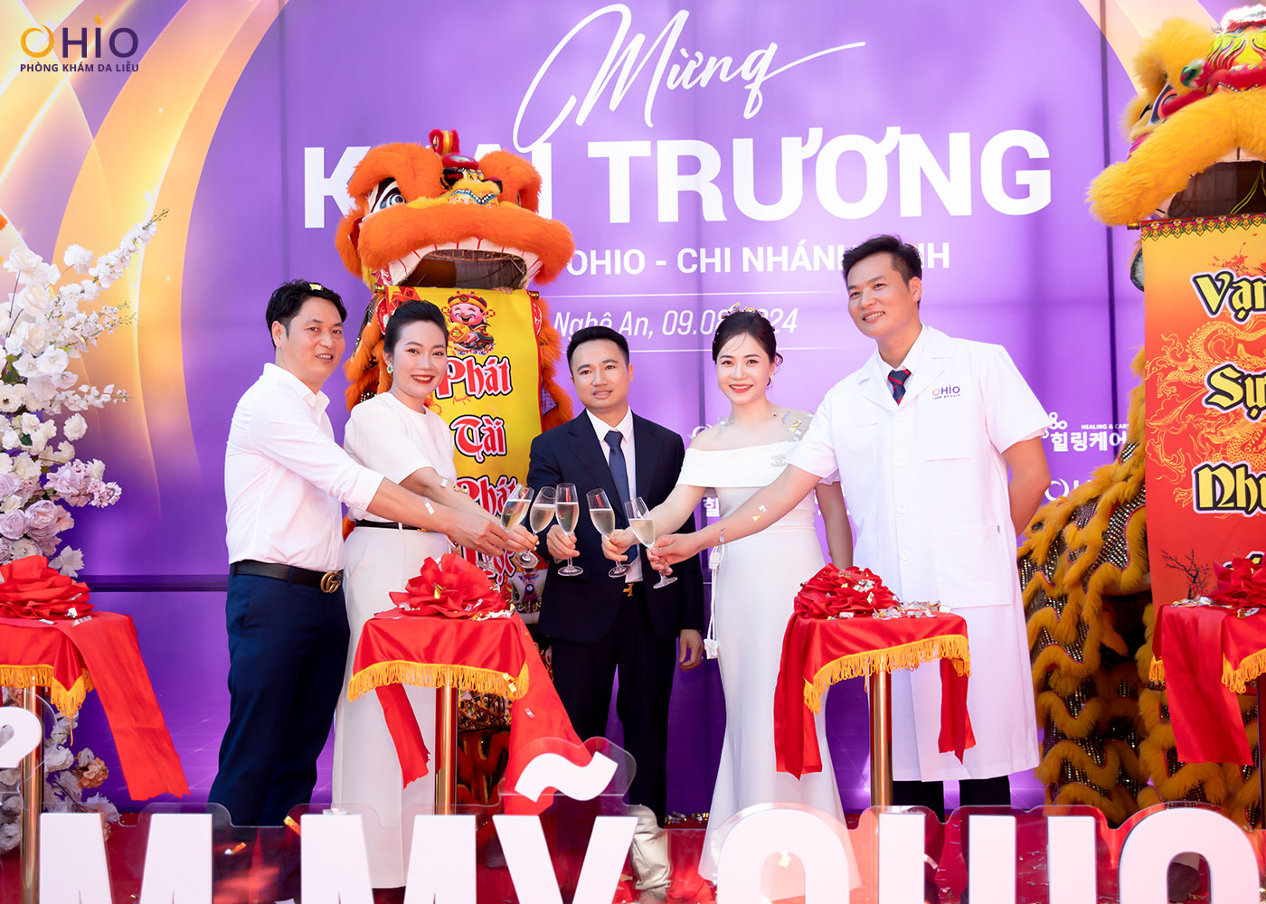 Dấu ấn thành công tại sự kiện khai trương Thẩm mỹ OHIO Vinh