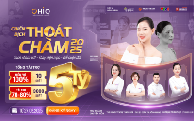 Phòng khám OHIO khởi động Chiến dịch Thoát Chàm 2025 Mùa 5 - Sạch chàm bớt, thay diện mạo, đổi cuộc đời