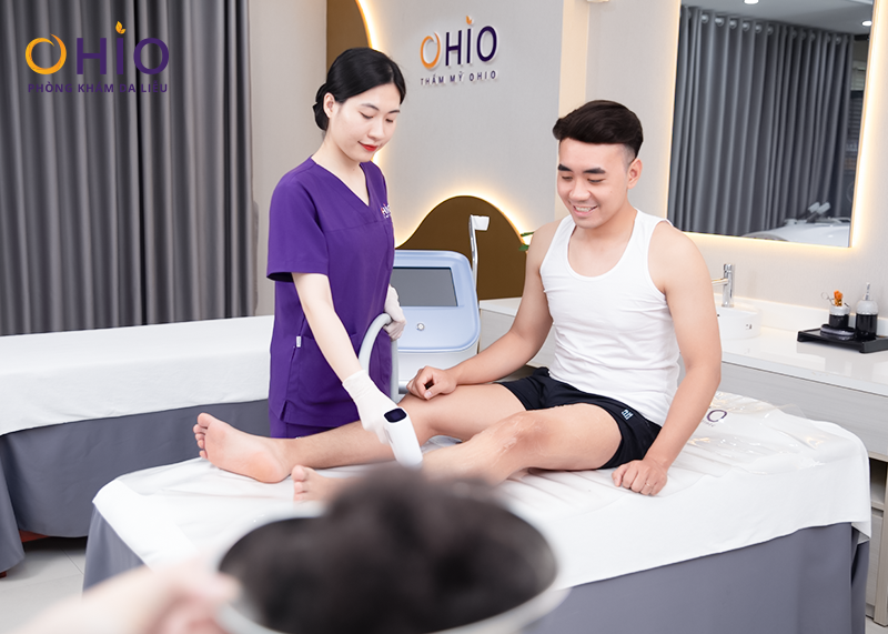 Triệt lông cho Nam TP.HCM tại Thẩm mỹ OHIO được cấp phép của Sở Y tế