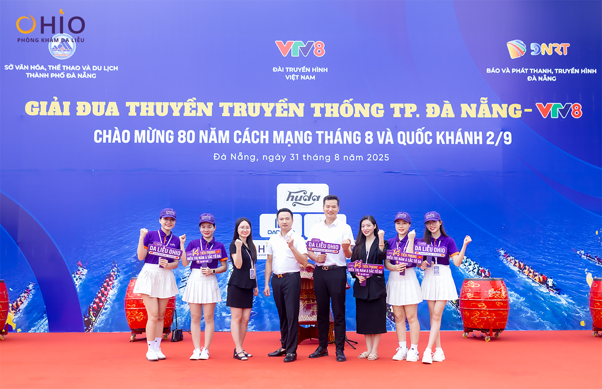 OHIO hân hạnh là đơn vị tài trợ giải đua thuyền truyền thống TP Đà Nẵng – VTV8 năm 2025