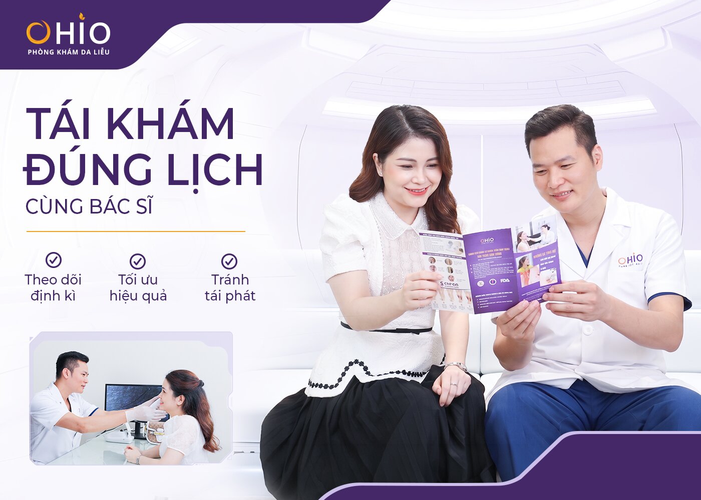 Điều trị giãn mao mạch mặt - Phòng khám da liễu OHIO Điều trị giãn mao mạch mặt tại OHIO
