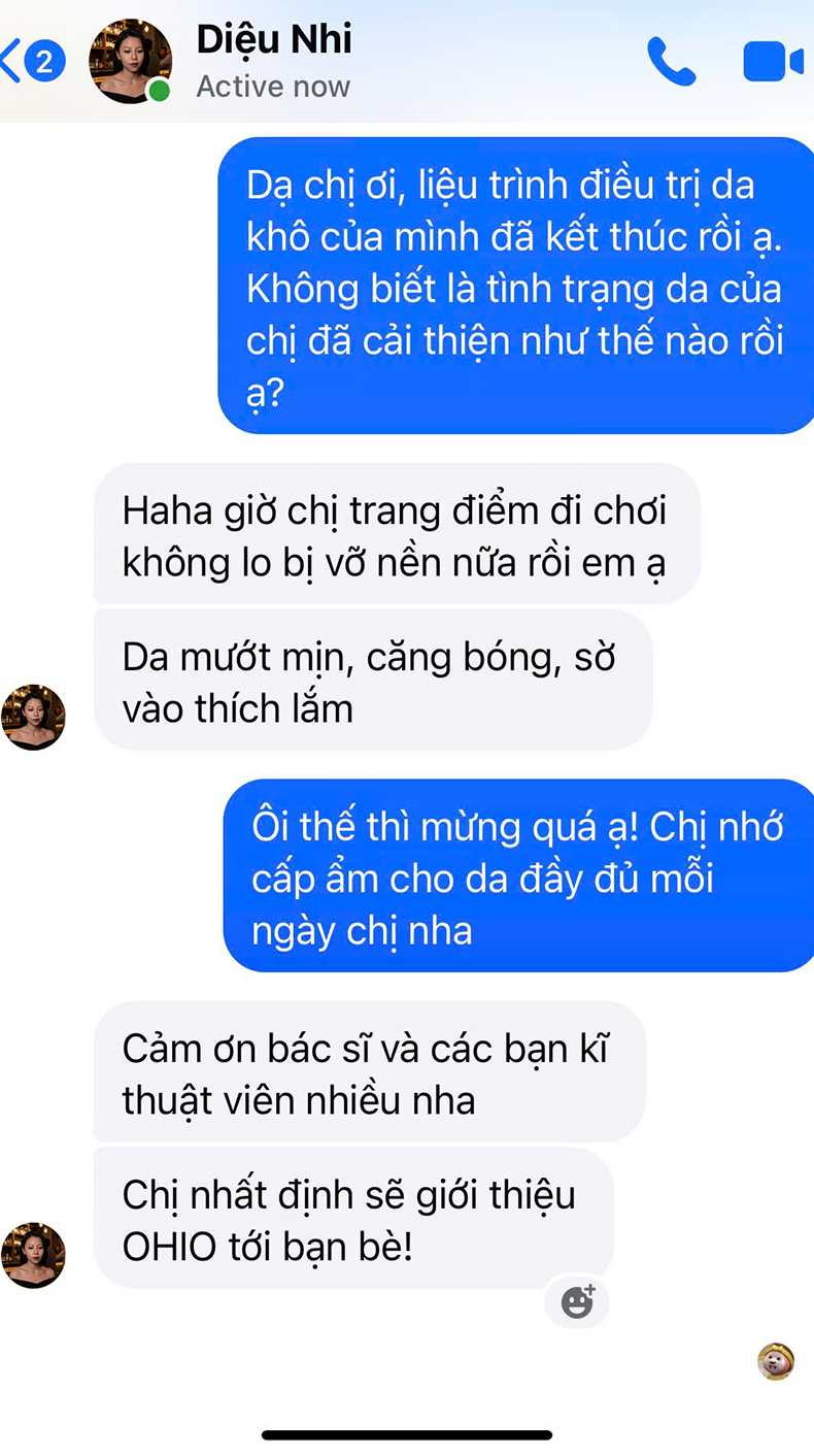 Da khô Chị Diệu Nhi