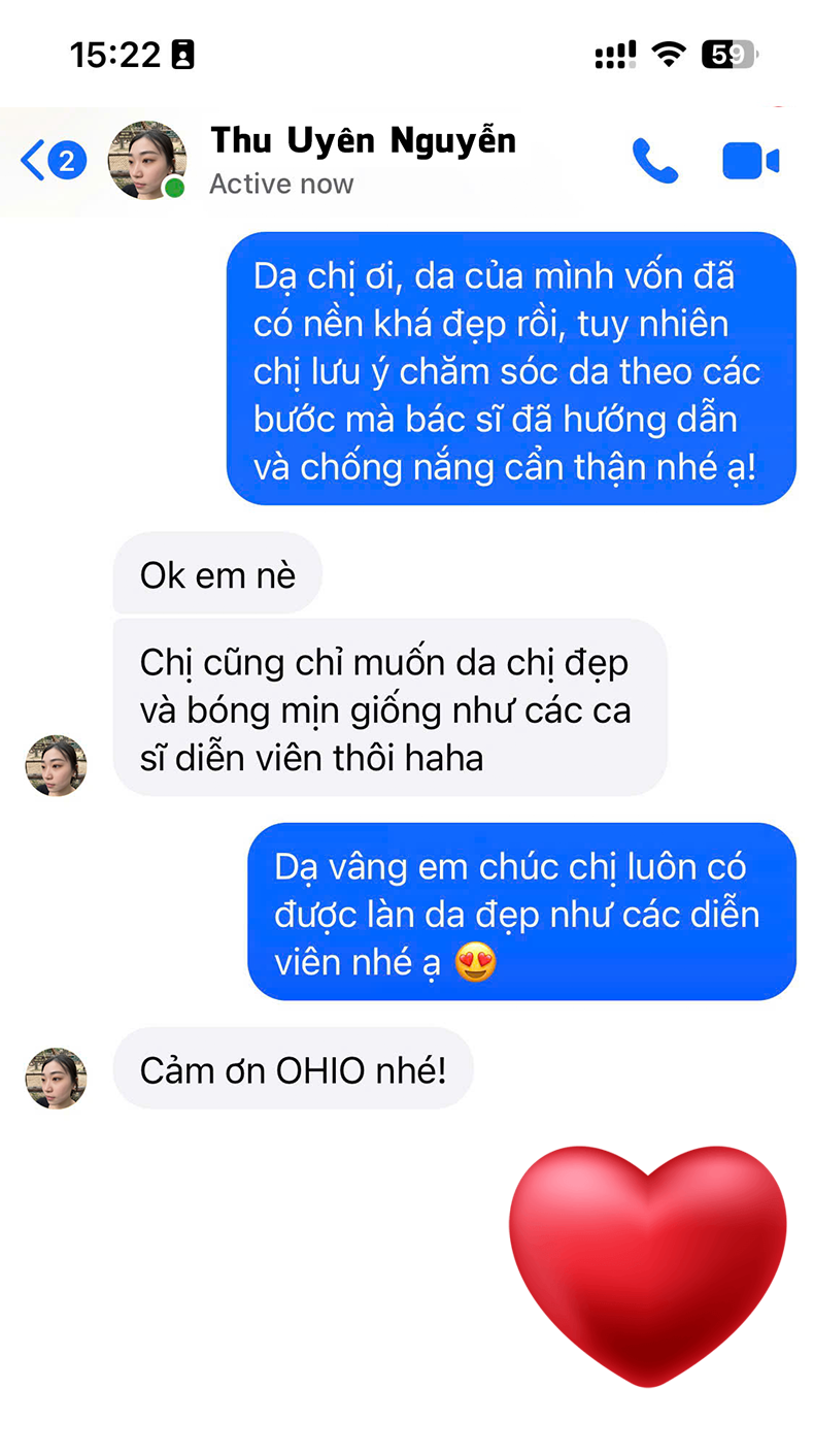 Da thường Chị Thu Uyên