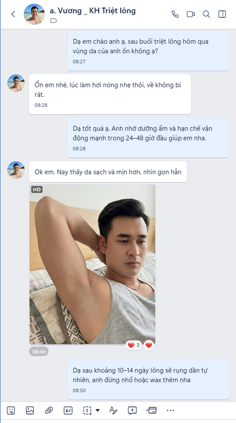 Triệt lông Anh Vương | PT Gym