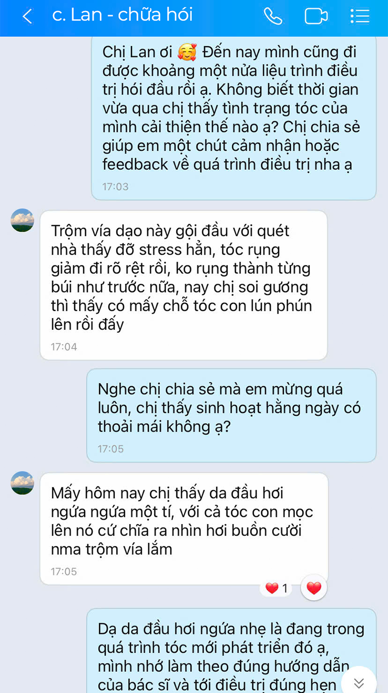 Bệnh hói Chị Lan | Chủ tiệm hoa